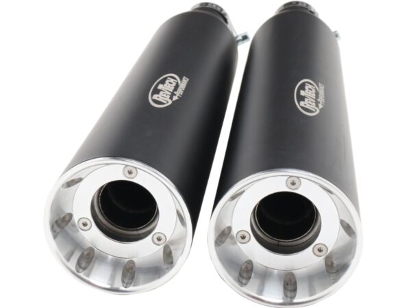 Performance Slip-On Muffler For Dyna Black Powder Coated, 06-16 Dyna, (except 08-12, 14-16 FXDF, 08 FXDSE2, 09 FXDFSE, 10 FXDFSE2, 10-12, 14-16 FXDWG, 12, 14-16 FLD, 13 FLD103, 13 FXDF103, 13 FXDWG103, 07 FXDSE)