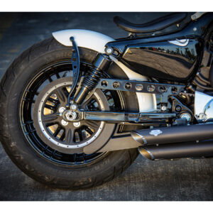 Hole Belt Guard for Sportster Gloss Black Powder Coated