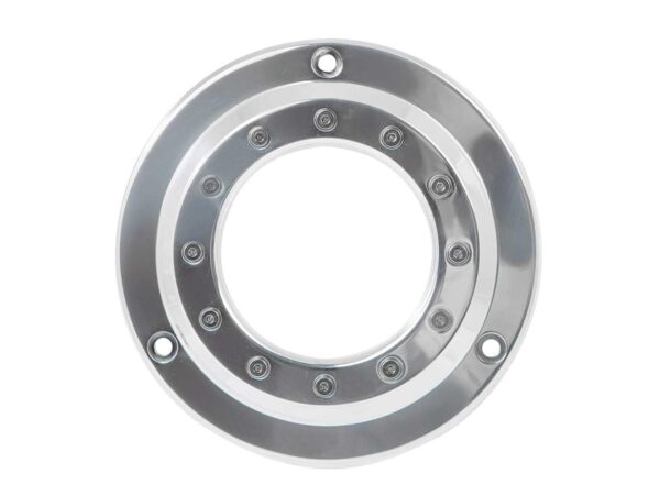 Porthole Derby Cover 3-hole Aluminium Polished