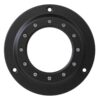 Porthole Derby Cover 3-hole Black Satin