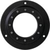 Porthole Derby Cover 3-hole Textured Black