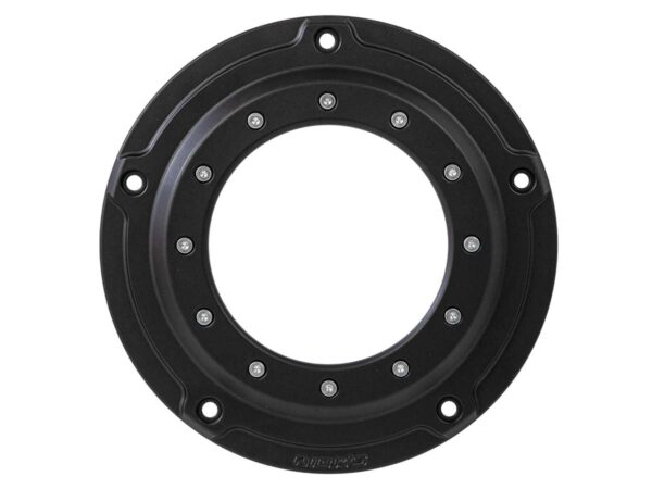 Porthole Derby Cover 5-hole Black Satin