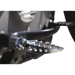 Moto Foot Pegs Straight Male Mount Black