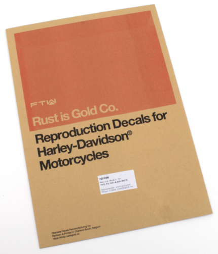 Tank Decals Black/White FLH/FX72