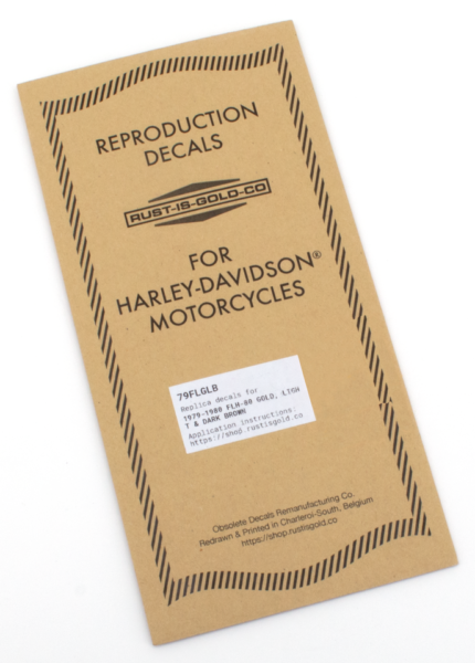 Tank Decals Gold/Brown/Brown FLH79-80