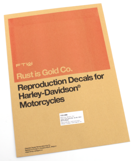 Tank Decals Red/White/Blue FLH75