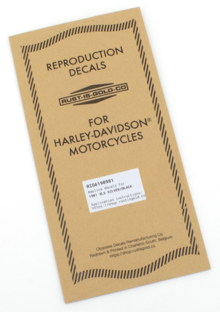 Tank Decals Silver/Black XLS81