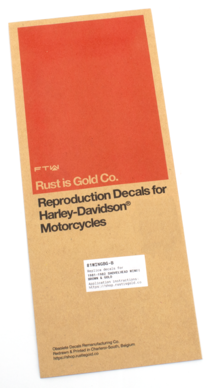 Tank Decals Wings Brown FLH81-82