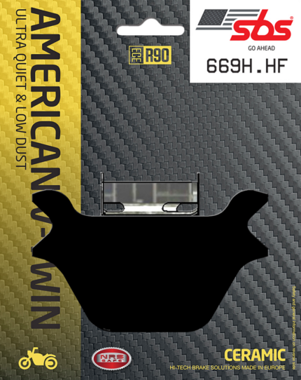 SBS HF Brake pads 87up rear #44209-87