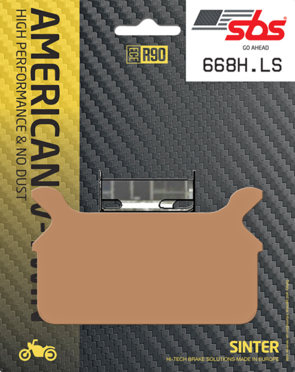 SBS Rear Sinter street brake pads 668LS