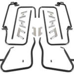 Saddlebag Guards Black/Chrome FLH/T14-Up,