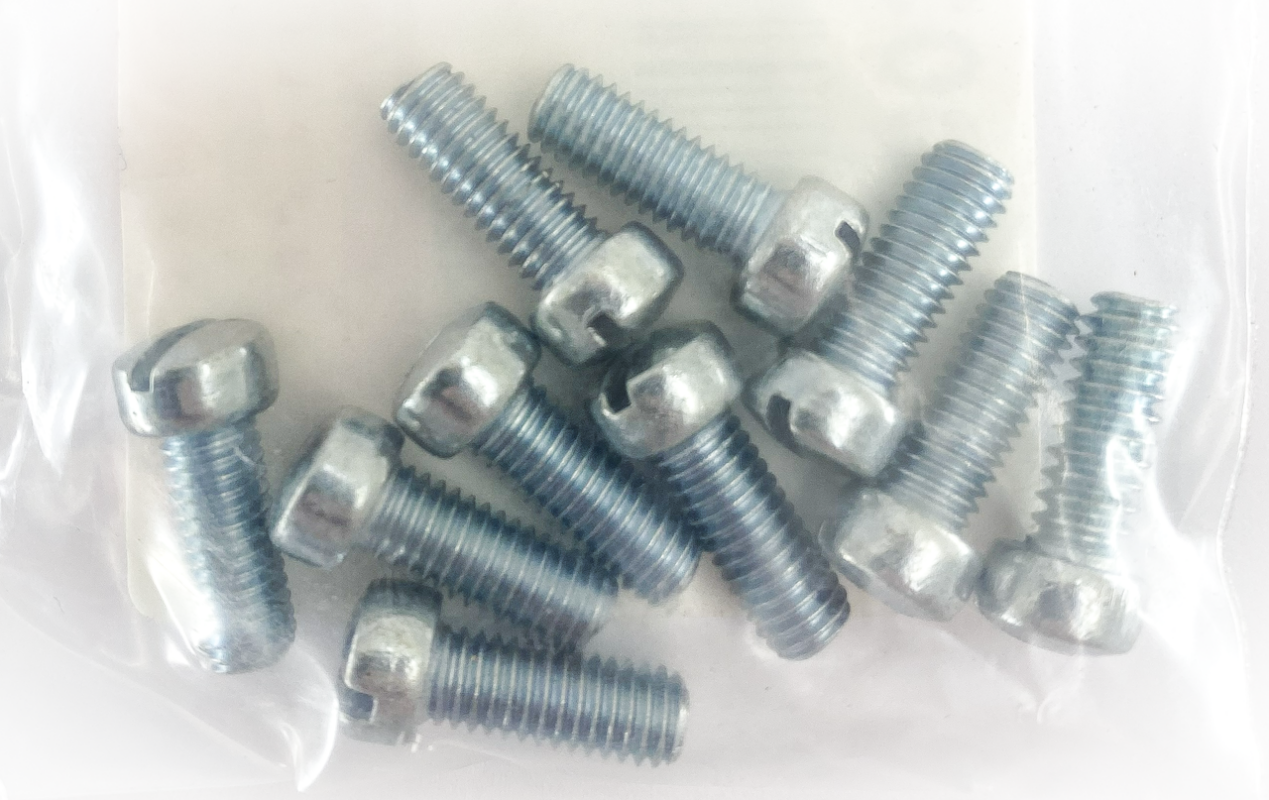 10pck Fillisterhead screw 10-32x1/2 zinc