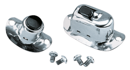 Chrome handlebar horn switch