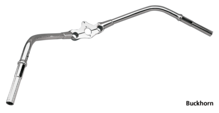Handlebar Buckhorn offset Chrome