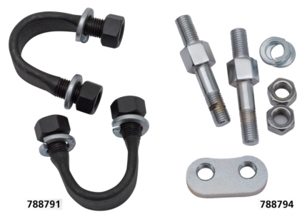 MOUNTKIT rearguard/batt box WL chrome