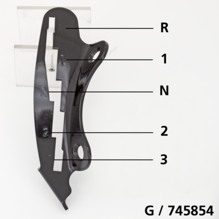 Shifter guide 3+Reverse 37-46 black
