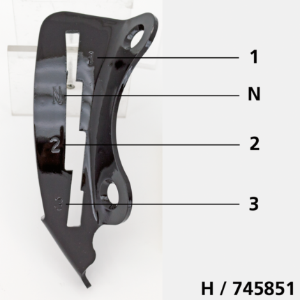 Shifter guide black 3 speed