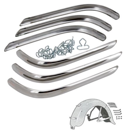 stripe set sergeant style w/clamps set 6