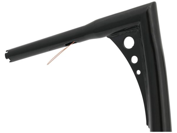 New 13 Bonanza Bagger Handlebar 3-Hole Black Powder Coated 1 1/4" Throttle By Wire Throttle Cables