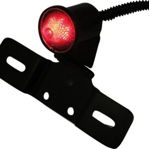 Old School Type 6 LED Taillight with License Plate Bracket Black LED