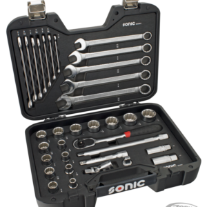 Sonic 34pc 1/2" dr socket/wrench set SAE