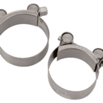 Stainless muffler clamp 2" mufflers,