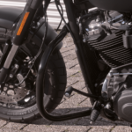 Blk highway bar Softail 18-UP D=1.25"