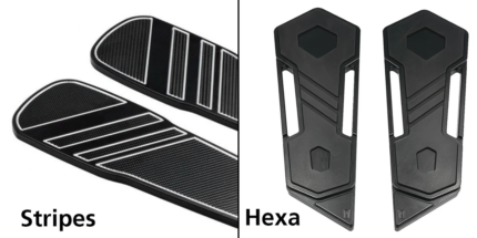 Hexa v2 DR+PA Boards+Pedals Black Anodiz
