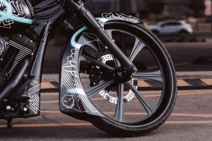 Pro front fender for 26" FLH/T93-19