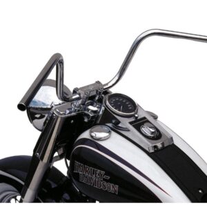 1" Ape Hanger Handlebar Non-Dimpled Chrome 1"