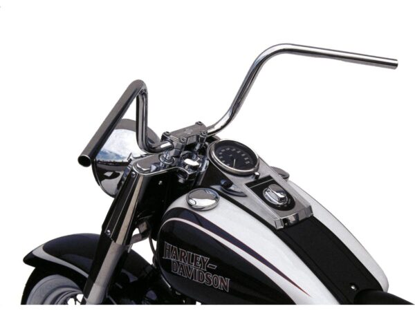 1" Ape Hanger Handlebar Non-Dimpled Chrome 1"