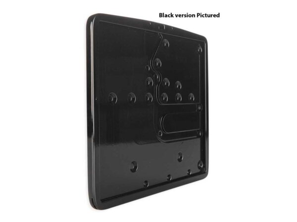 Inside License Plate Base Plate Dutch Size 143x210mm Black Satin