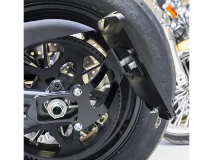 Medium Side Mount License Plate Bracket Black Satin