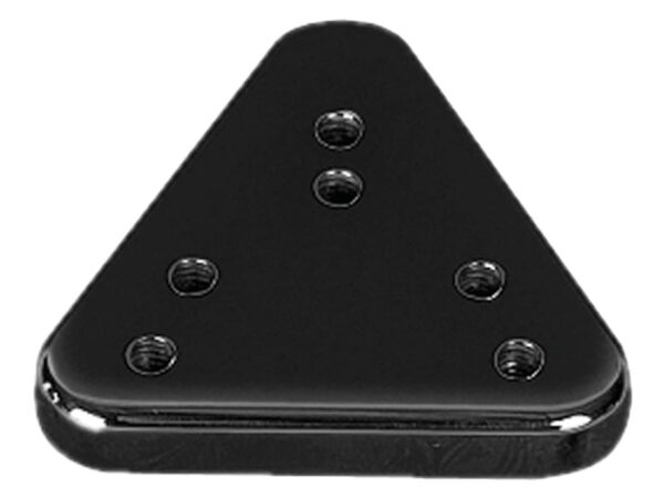 Mid-Mount License Plate Base Plate Adapter Black