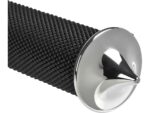 Spike Base Grip and Footpeg Toppers Aluminium Polished