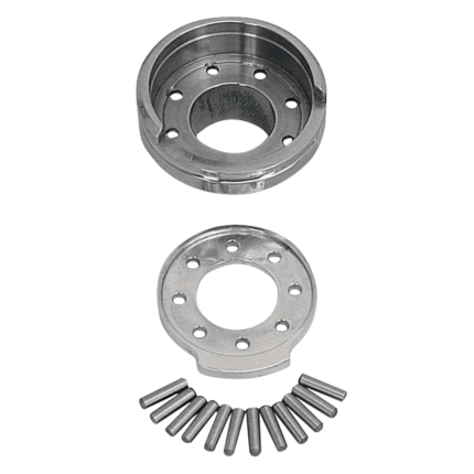 Bearing cup with Hidden steering stop