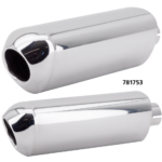 Triangle muffler Stainless steel 1.75"ID,