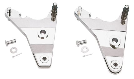 Caliper Y-bracket 10" chrome FX/FL73-80