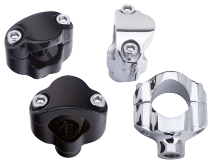 Chrome 1.5" High risers for 1.25" bars