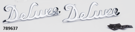 Deluxe front fender emblems