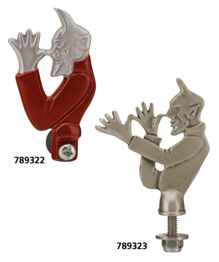 Devil license plate topper