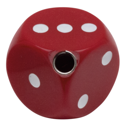 Dice shifter knob red w/ white dots