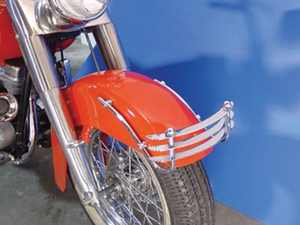 Front Fender Grill Chrome FL55-57