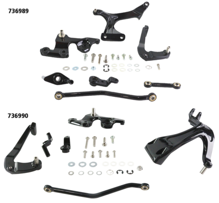 Mid Control Kit Brake Side Black ST18-Up