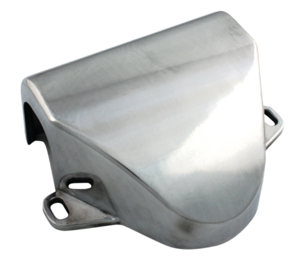 Polished handlebar clamp cover FL60-79