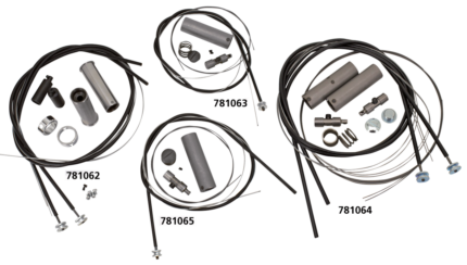 Throttle & spark control kit 49-53 push
