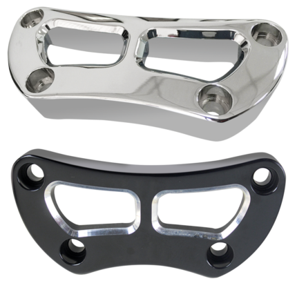 Top Riser Clamp Cut-Out 1" Chr HD73-Up
