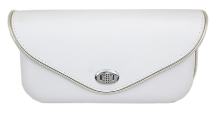 Windshield Pouch White/Silv Trim FL60-84