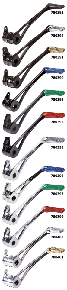 DIAMOND BRAKE ARM BLK+RED PEG FLH/T08-13