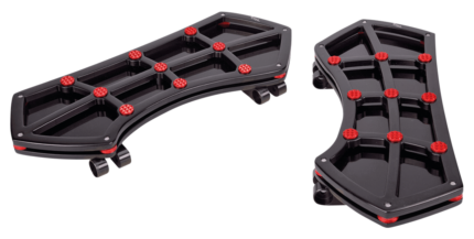 DIAMOND FR FLRBRD BLK W/ GEMS RED